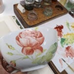 porcelaine limoges bol fleur